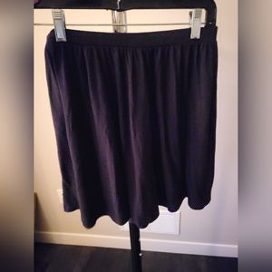 Basic Black Skater Skirt